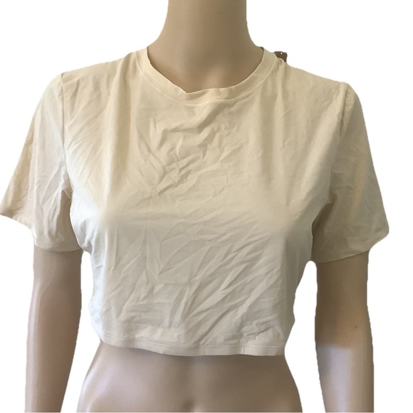 SKIMS Cropped T-Shirt 2X Fit Everyone, Ultra sand, AP-TSH-0656 - Picture 3 of 11